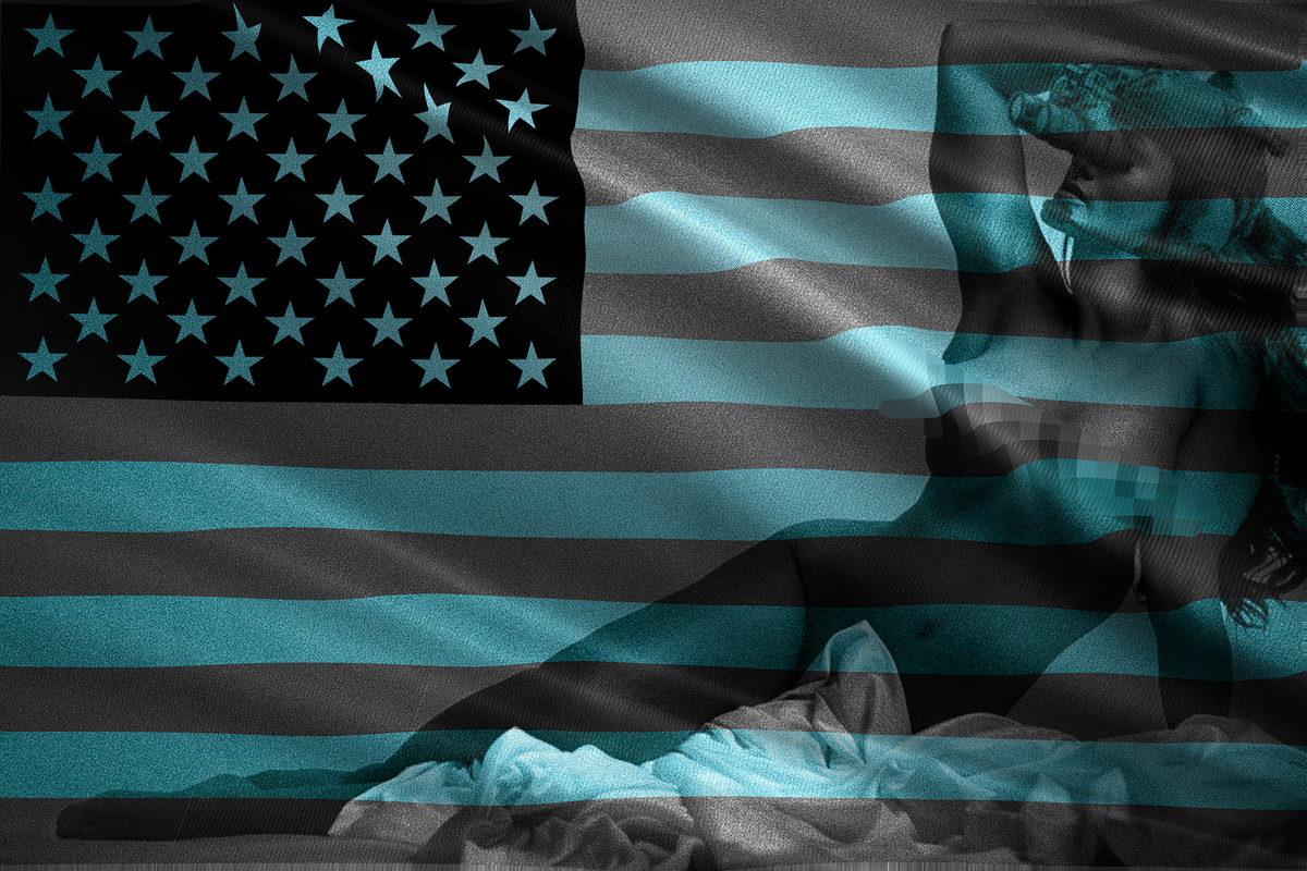 Lady Liberty // Flag