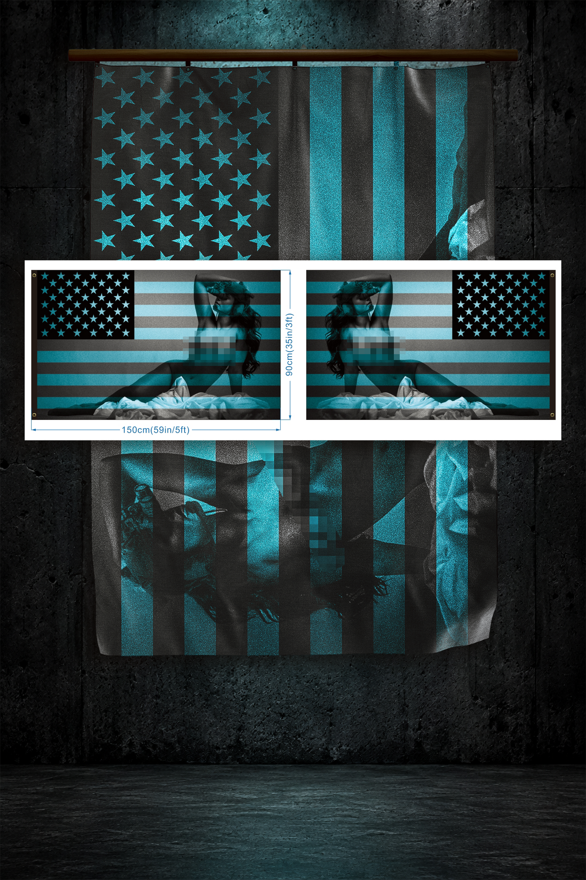 Lady Liberty // Flag