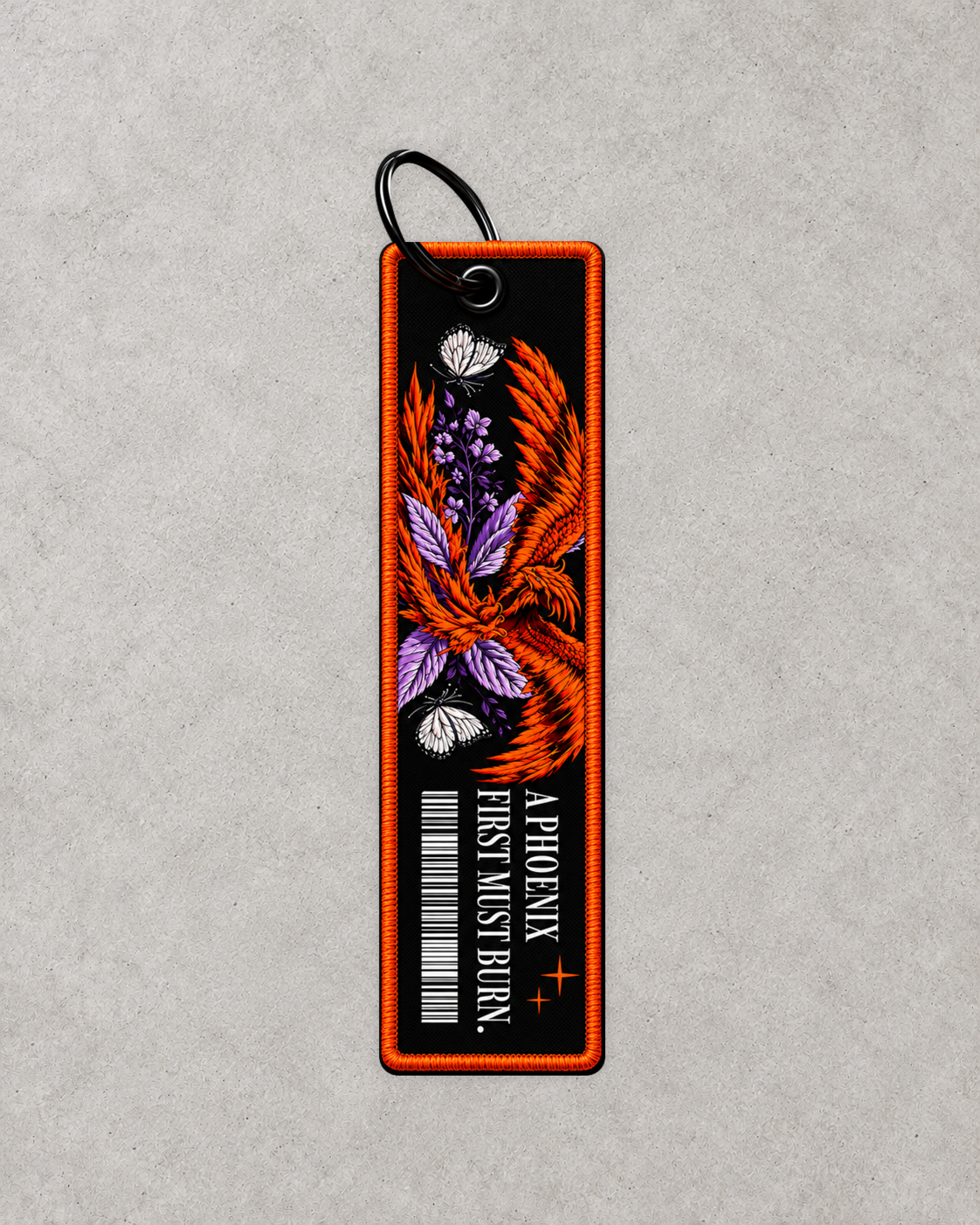 From the Ashes Phoenix division tag on pale textured background