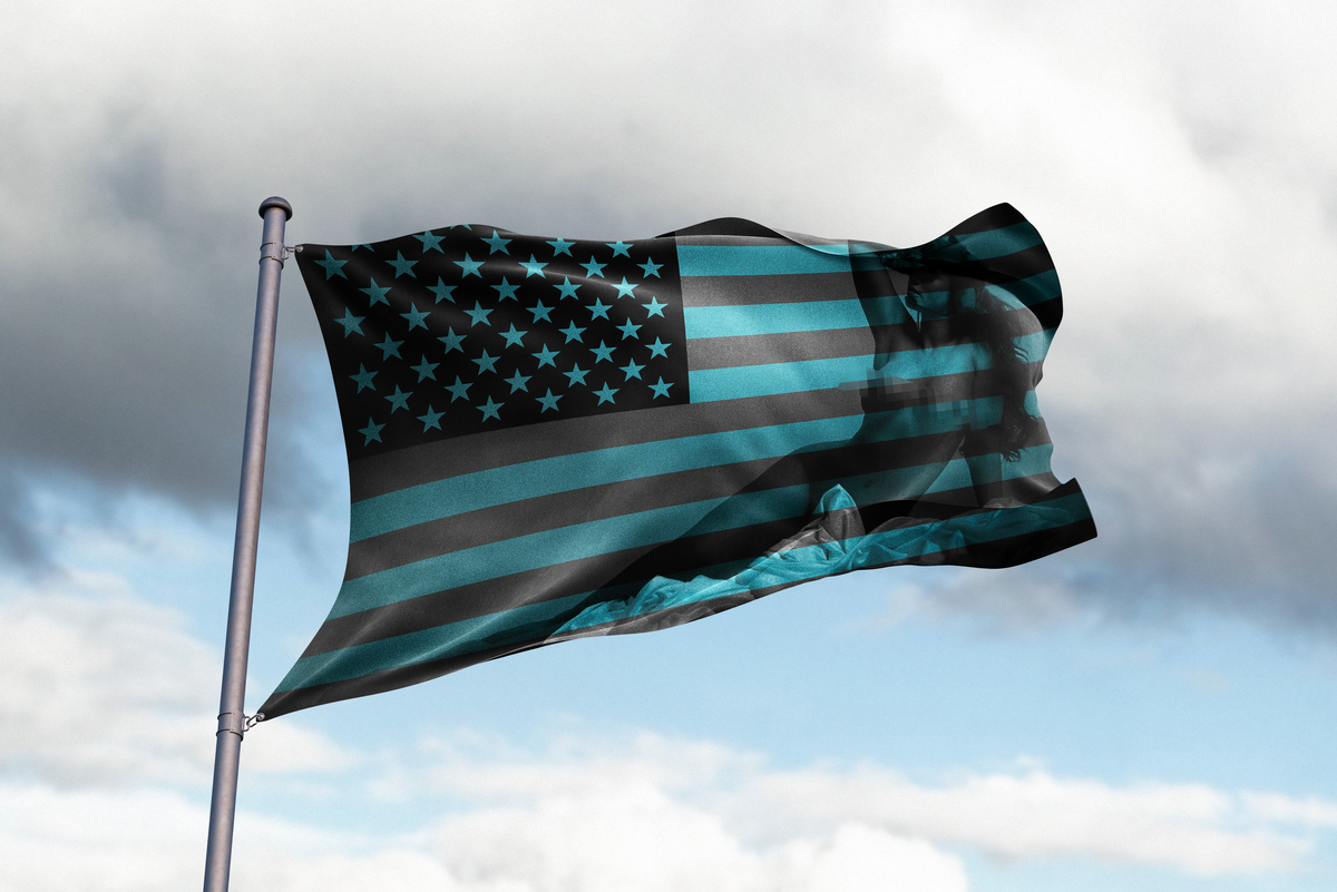 Lady Liberty // Flag